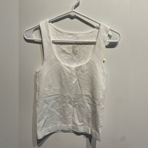 A New Day Women’s Slim Fit Seamless Tank Top White Size XS NWT